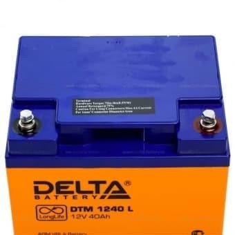 Аккумулятор DELTA DTM - 12V  40Ah (1240 L),