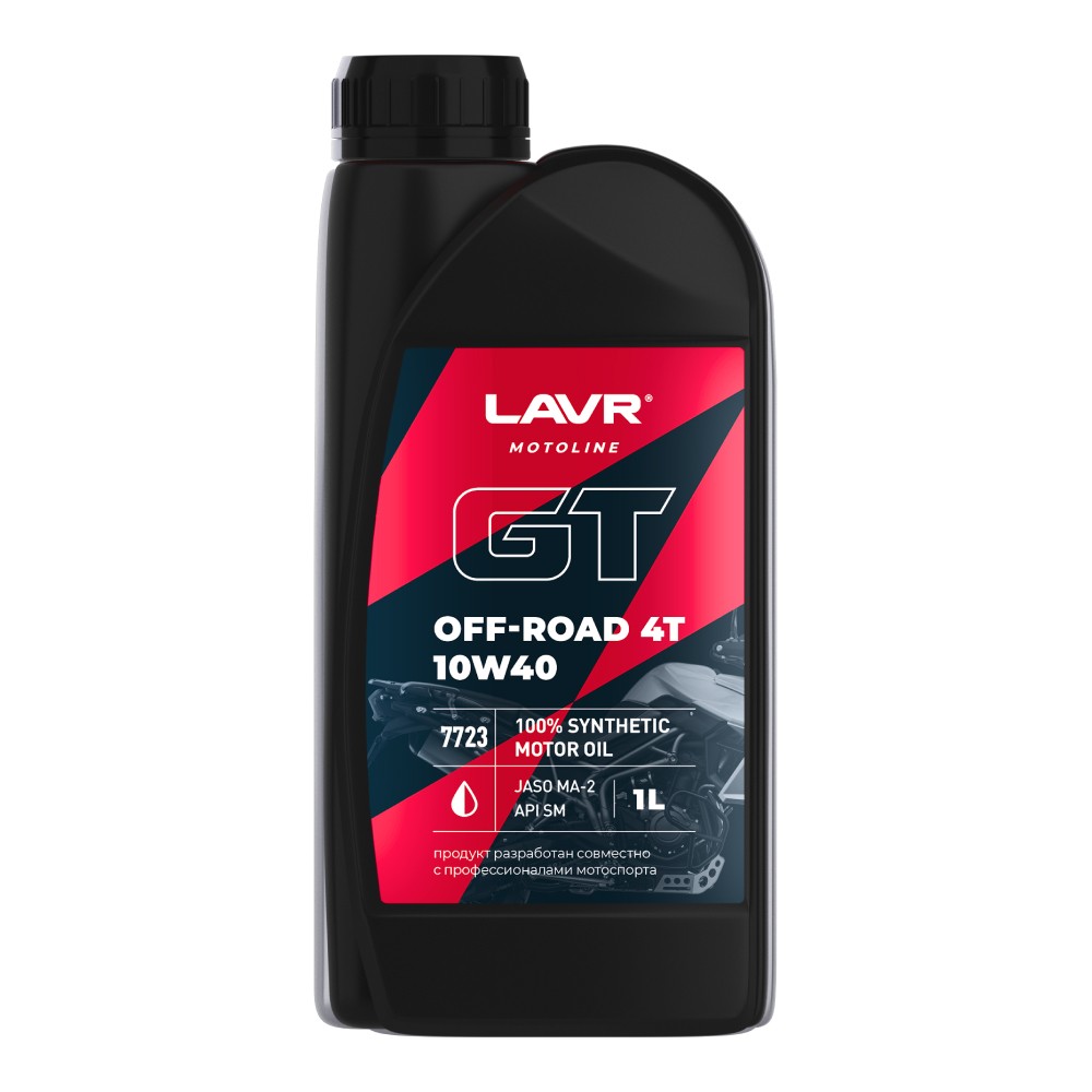 Моторное масло LAVR MOTO GT OFF ROAD 4T, 1 л