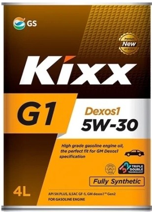 KIXX G1 DEXOS1 5W30 SN PLUS/GF-5 синтетическое 4 л.