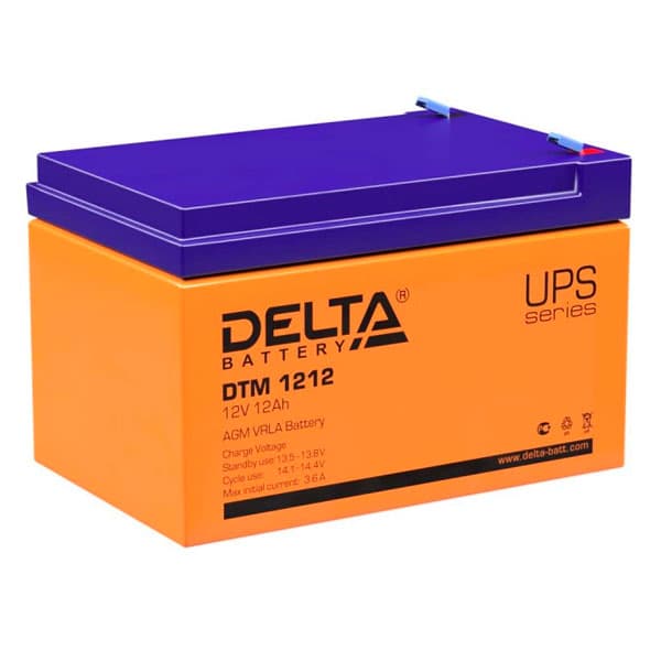 Аккумулятор DELTA DTM - 12v 12Ah (1212)