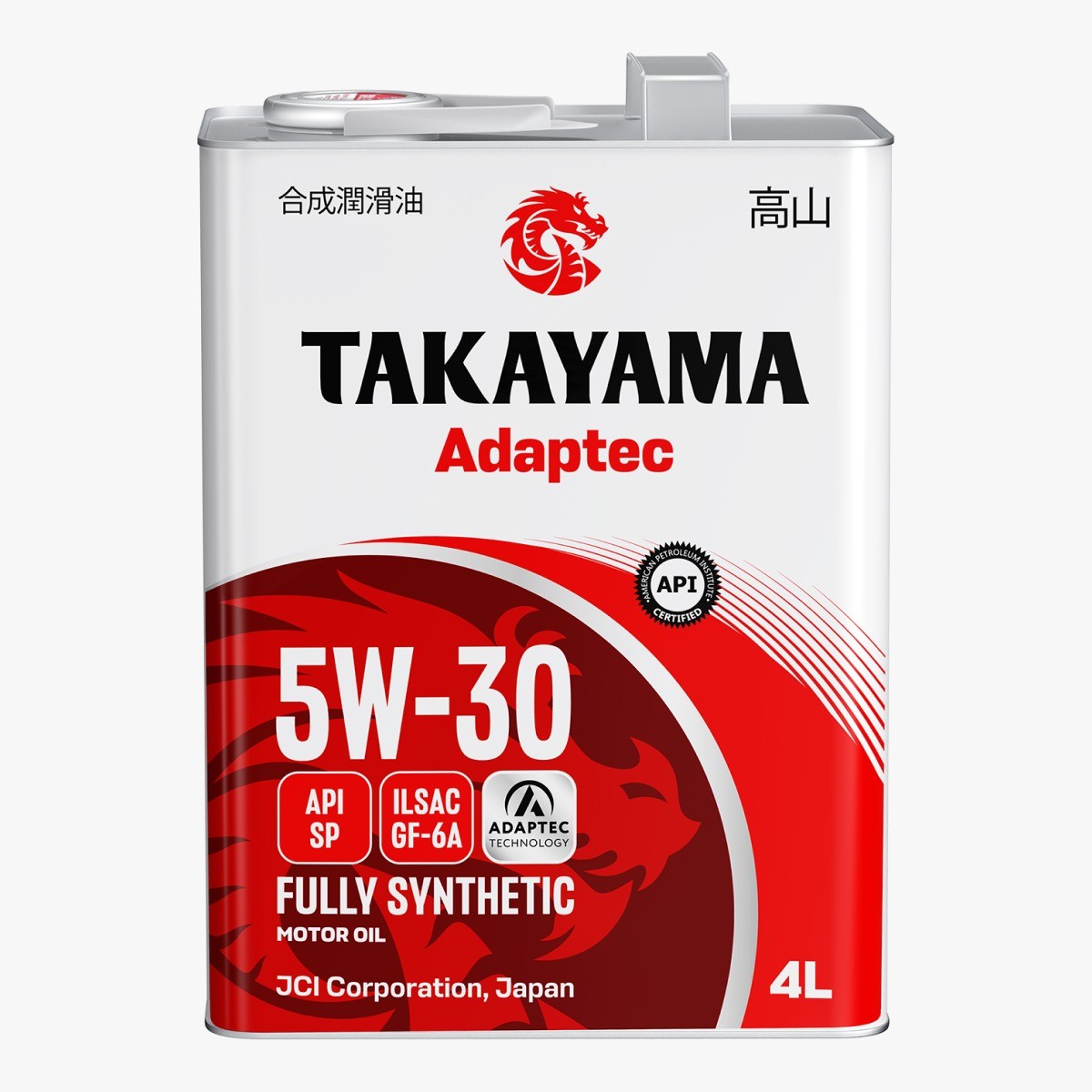 TAKAYAMA ADAPTEC 5W30 GF-6A SP синтетическое 4 л. железо