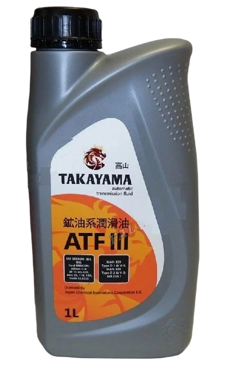 TAKAYAMA ATF lll для АКПП-ГУР 1 л. пластик