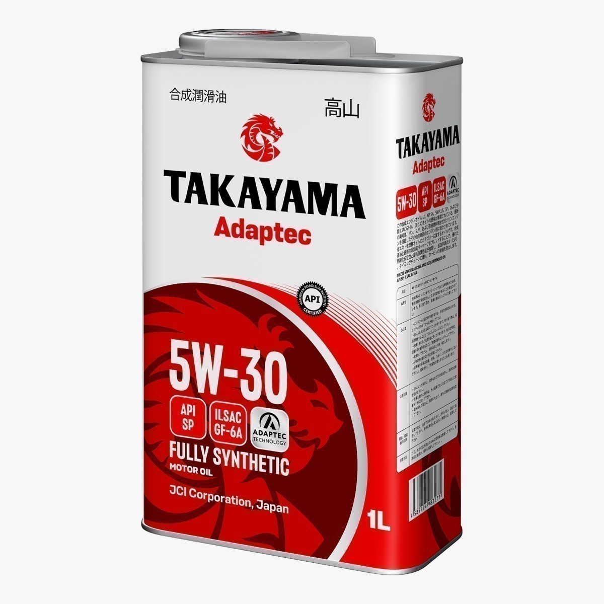 TAKAYAMA ADAPTEC 5W30 GF-6A SP синтетическое 1 л. железо