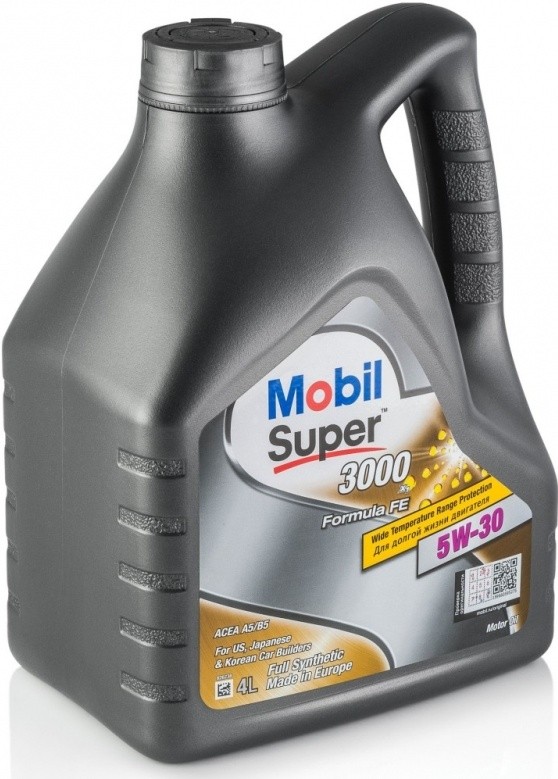 MOBIL SUPER 3000 X1 FORMULA FE 5W30 SLCF синтетическое 4 л.