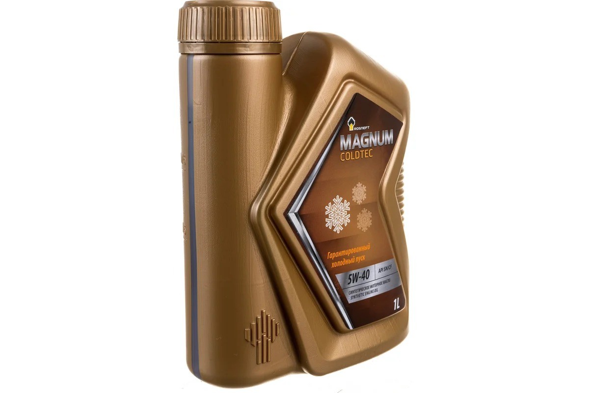 ROSNEFT MAGNUM COLDTEC 5W40 SNCF синтетическое 1 л. пластик
