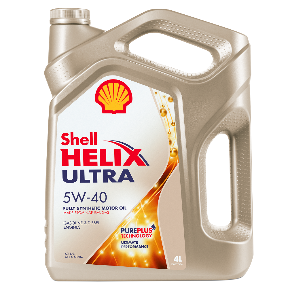 Shell Helix Ultra 5w40 API SNCF синтетическое 4л face