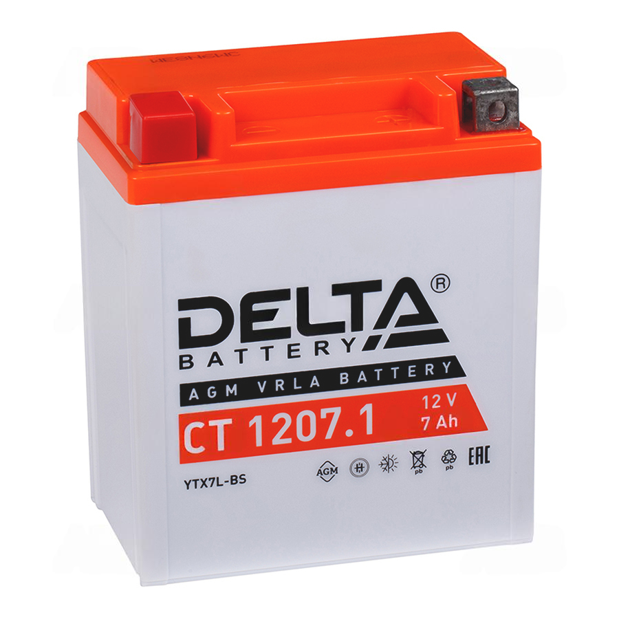 Аккумулятор DELTA CT - 12v  7Ah (1207,1)