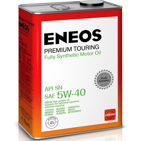 ENEOS PREMIUM TOURING 5W40 SN синтетическое 4 л.