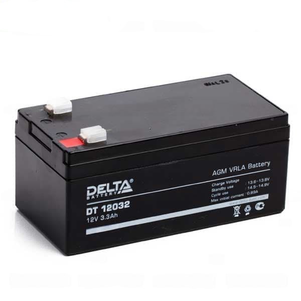 Аккумулятор DELTA DT - 12v  3,3Ah (12032)
