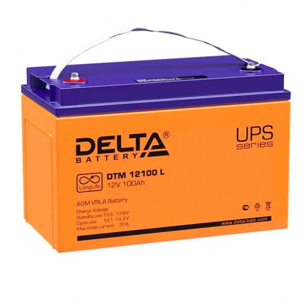 Аккумулятор DELTA DTM - 12v  100Ah (12100 L)