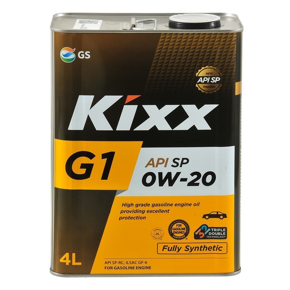 KIXX G1 0W20 SP. GF-6A синтетическое 4л. (Корея)