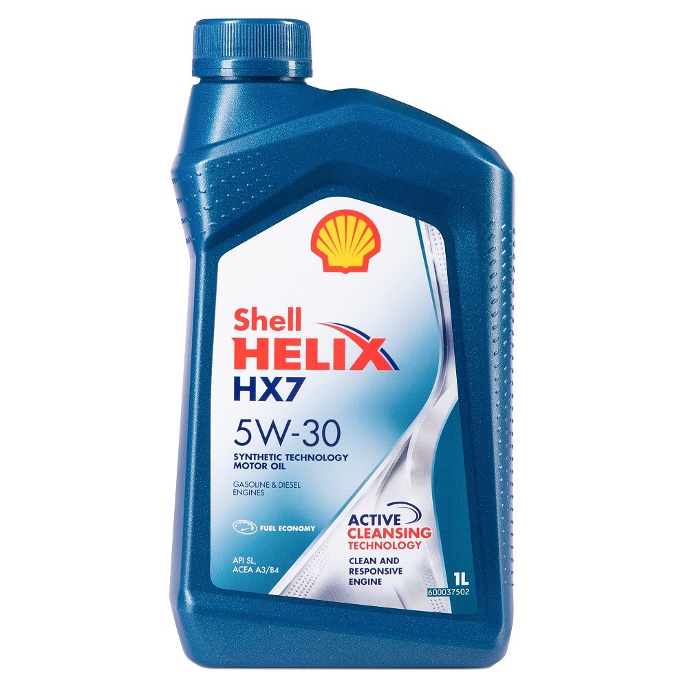 SHELL HELIX HX7 5W30 SNCF полусинтетическое 1 л. face