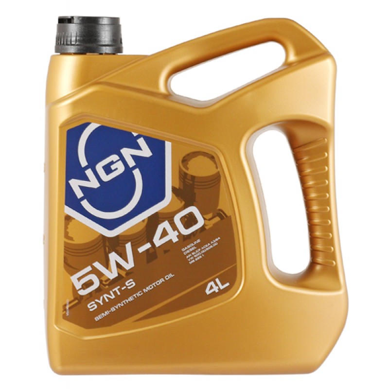 NGN SYNT-S 5W40 SL/CF полусинтетическое 4 л.