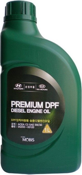 HYUNDAI PREMIUM DPF DIESEL 5W30 C3 1 л. пластик Корея