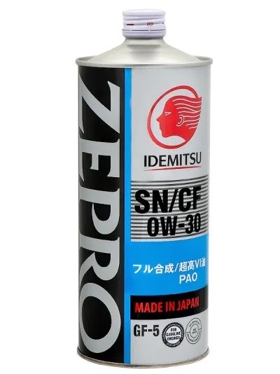 IDEMITSU ZEPRO TOURING PRO F-S 0W30 SNCF GF-5 синтетическое 1 л. железо
