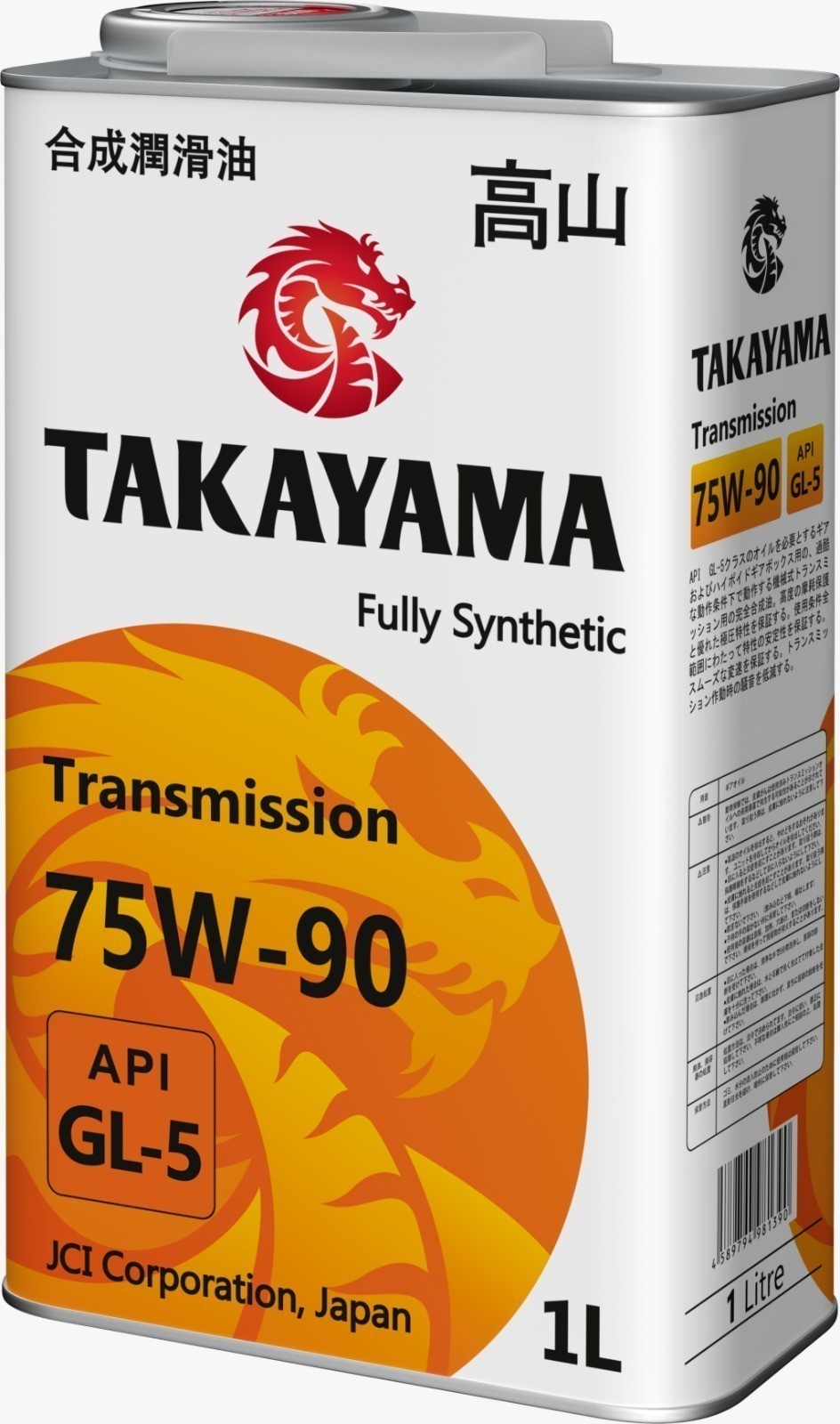 TAKAYAMA ТМ 75W90 GL-5 для МКПП 1 л. железо