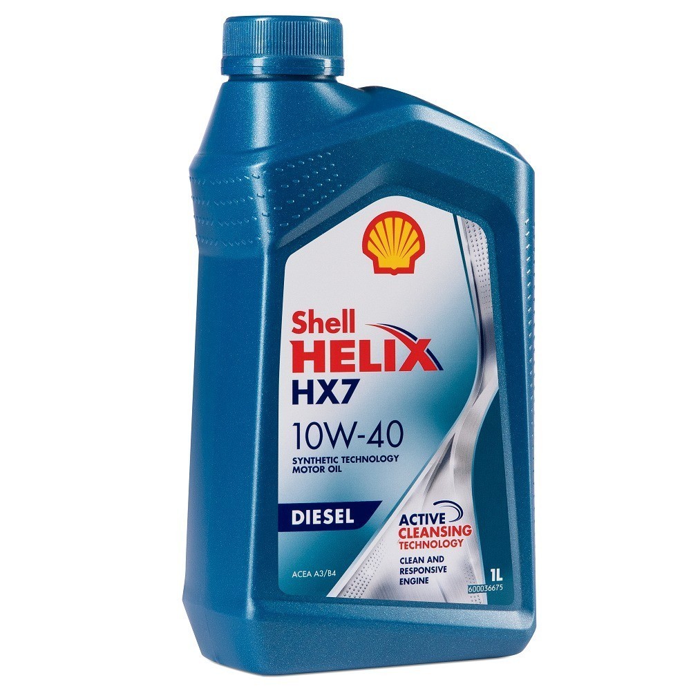 SHELL HELIX HX7 DIESEL 10W40 CF полусинтетическое 1 л.