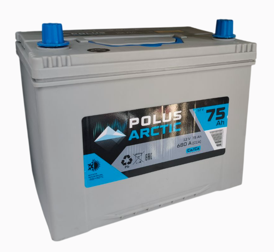 Аккумулятор POLUS ARCTIC 6СТ-75.0 (80D26L) бортик