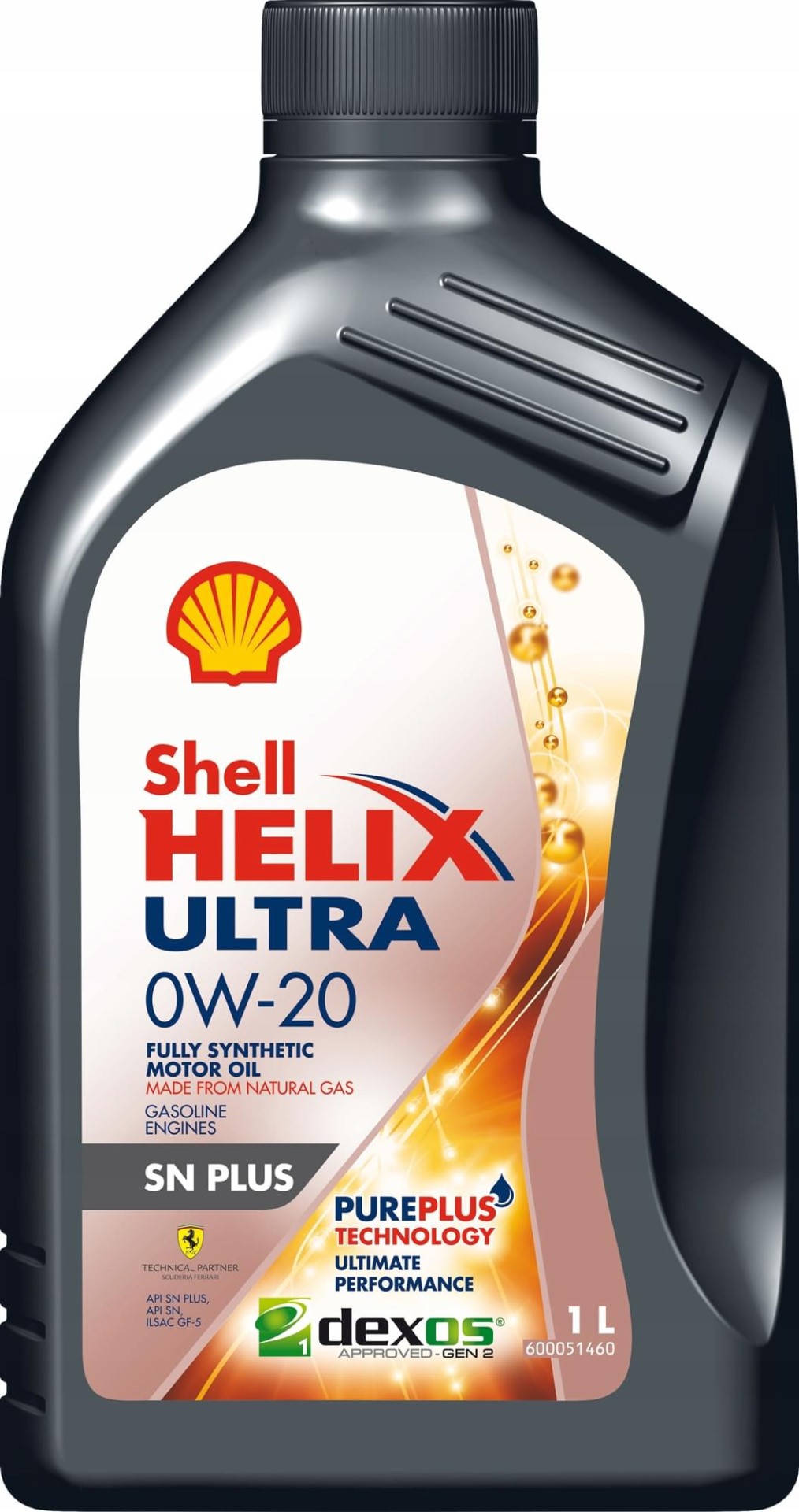 SHELL HELIX ULTRA 0W20 SNplus синтетическое 1 л.