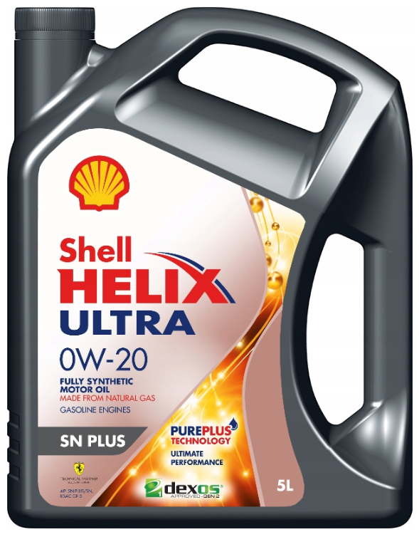 SHELL HELIX ULTRA 0W20 SNplus синтетическое 5 л.