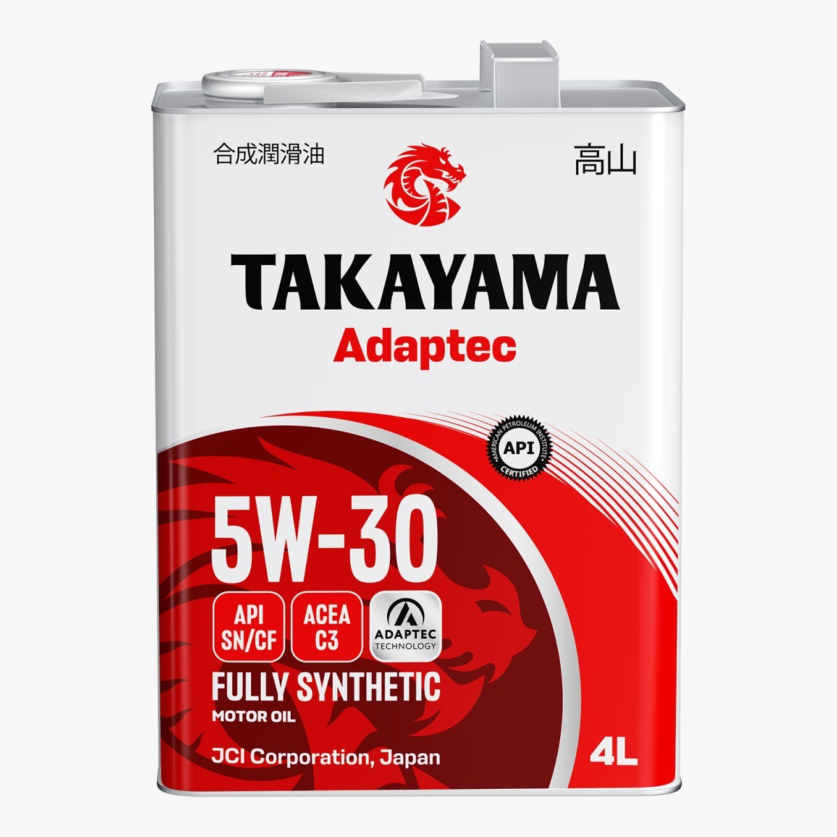 TAKAYAMA ADAPTEC 5W30 C3 SN/CF синтетическое 4 л. железо