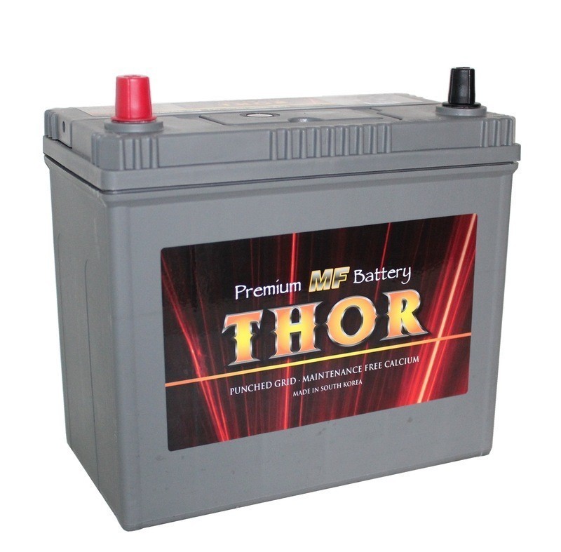 Аккумулятор THOR Asia 6СТ-55 Ач п.п. тонкие клеммы (70B24R SMF)