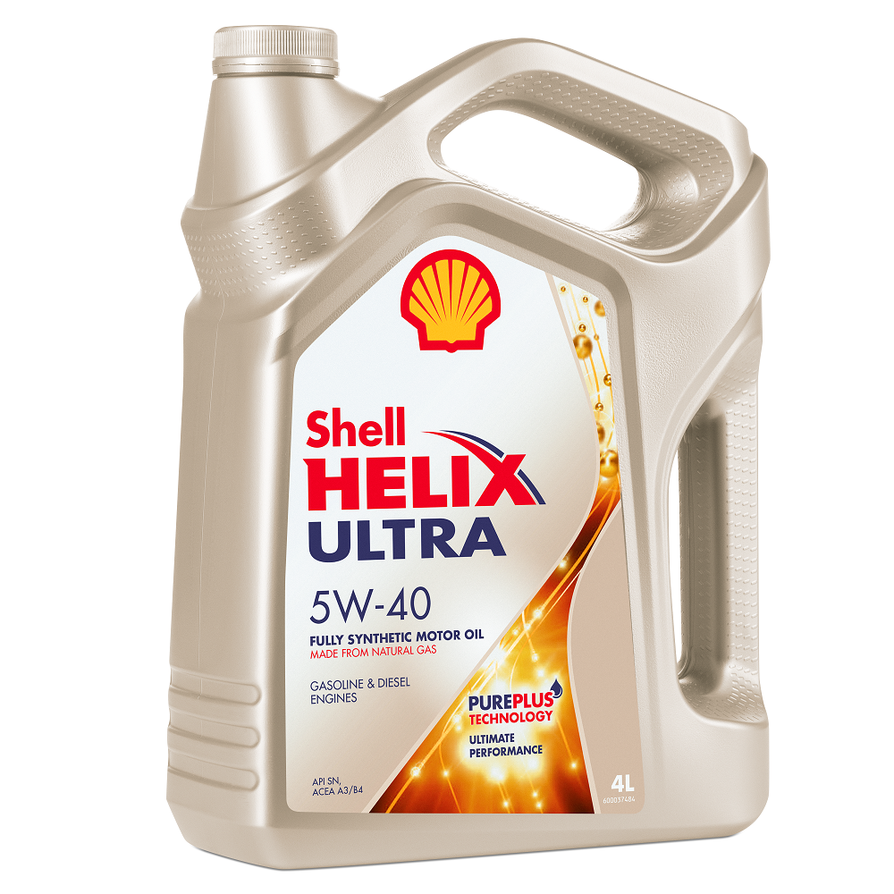 SHELL HELIX ULTRA 5W40 SNCF синтетическое 4 л.