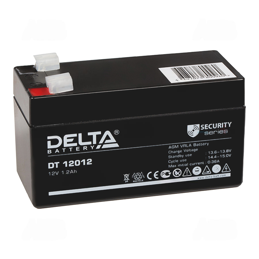Аккумулятор DELTA DT - 12v  1.2Ah (12012)