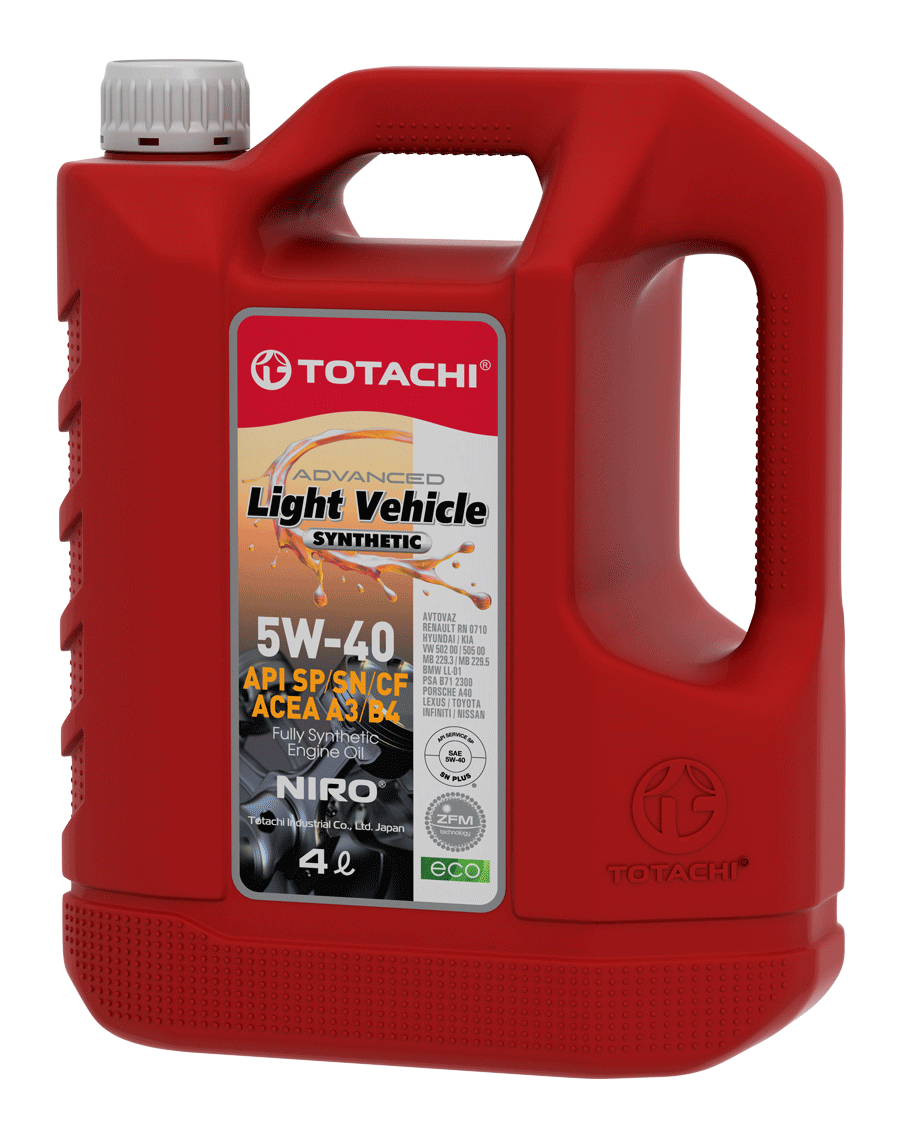 TOTACHI NIRO LV 5W40 SN/CF синтетическое 4 л.