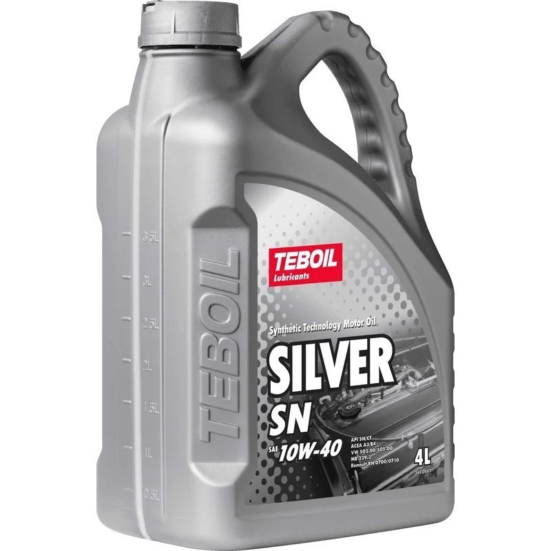 TEBOIL SILVER 10W40 SN полусинтетическое 4 л.