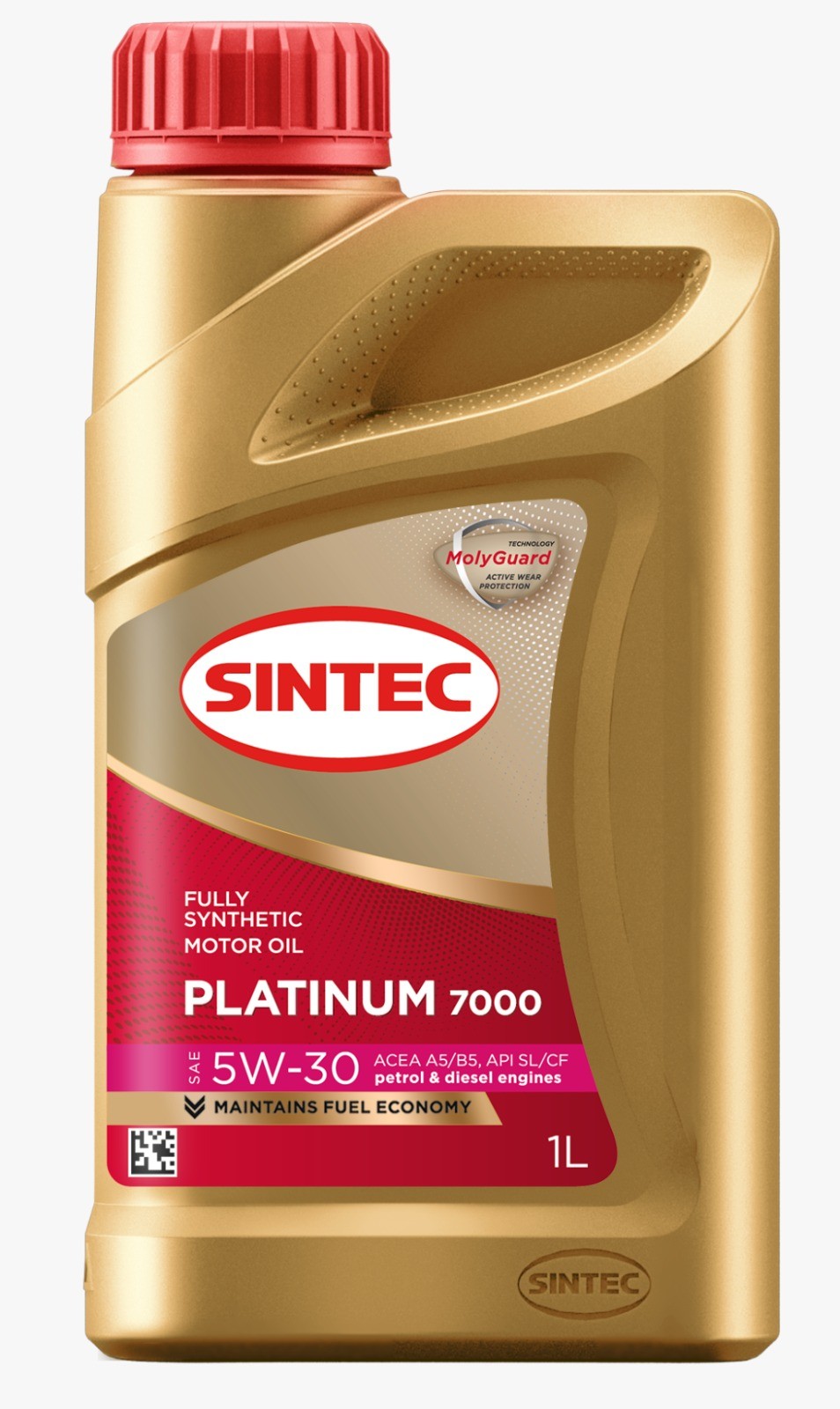 SINTEC PLATINUM 7000 5W30 SL A5B5 синтетическое 1 л face