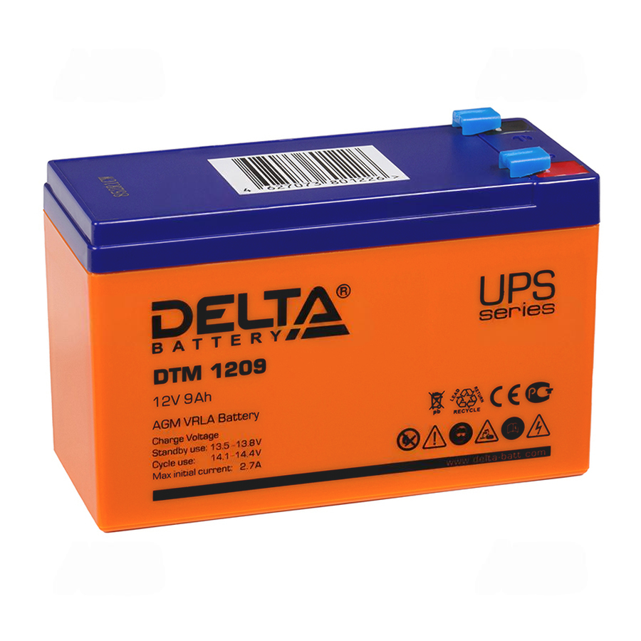 Аккумулятор DELTA DTM - 12v  9 Ah (1209)