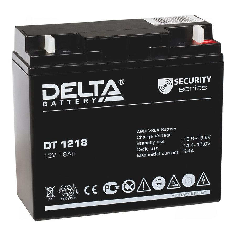 Аккумулятор DELTA DT - 12v  18Ah (1218)