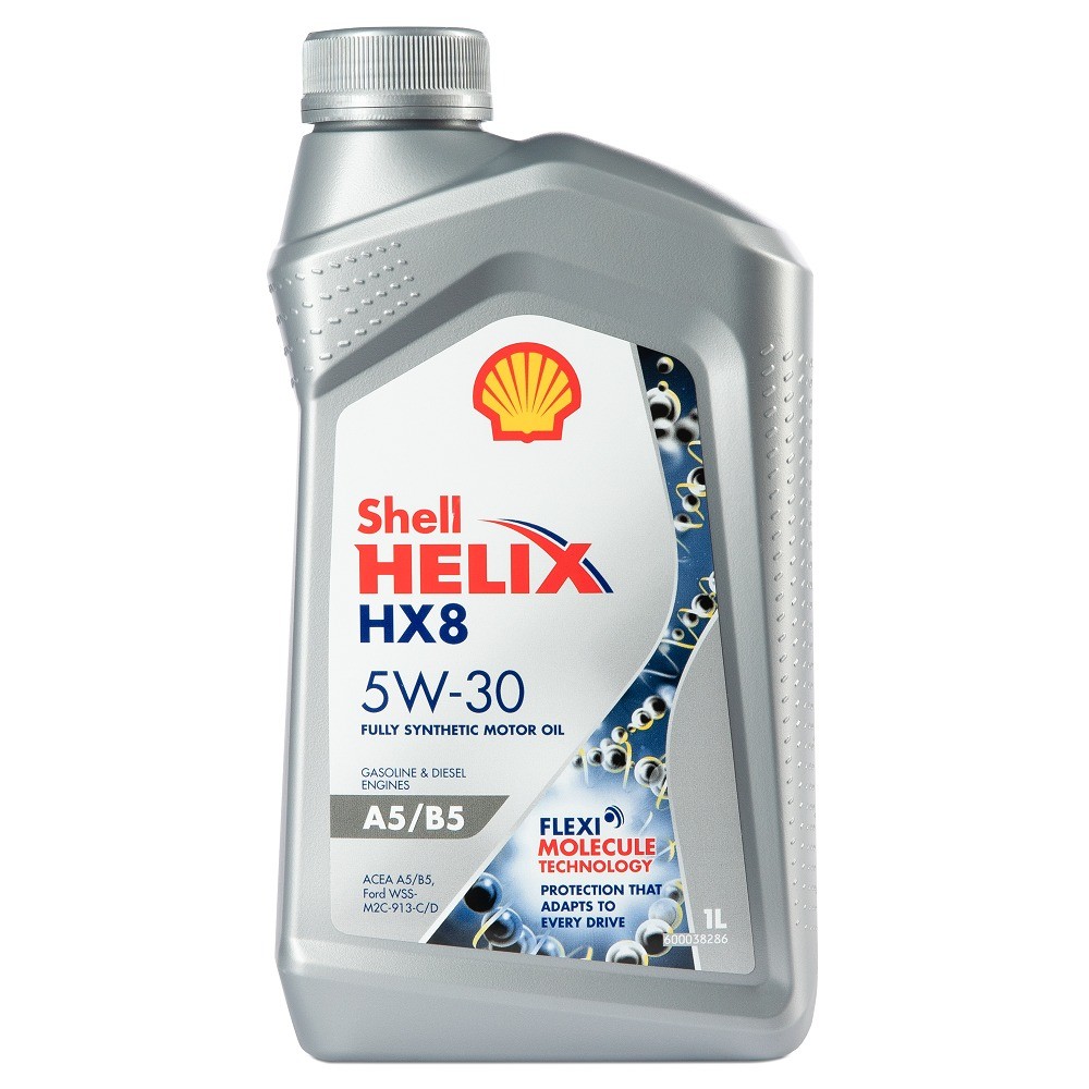 SHELL HELIX HX8 5W30 A5B5 синтетическое 1 л. face