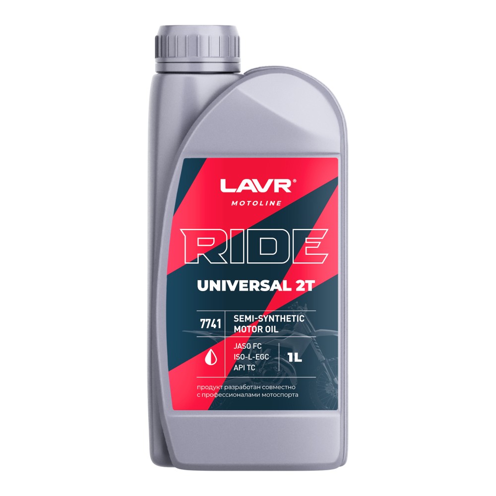 LAVR MOTO RIDE SPECIAL 2T 10W40 SN полусинтетическое 1л.