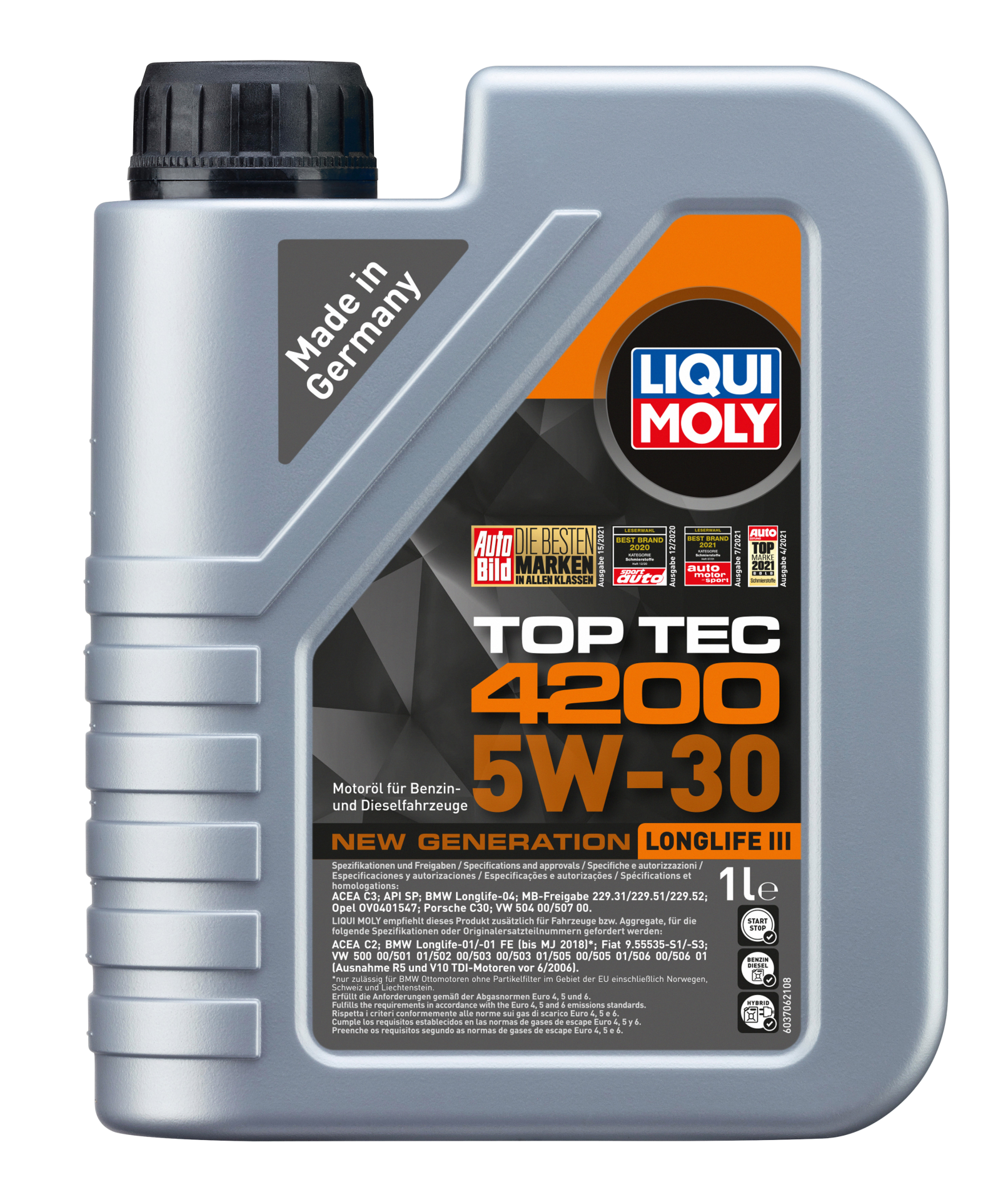 LIQUIMOLY TOP TEC 4200 5W30 SN C3 1 л.