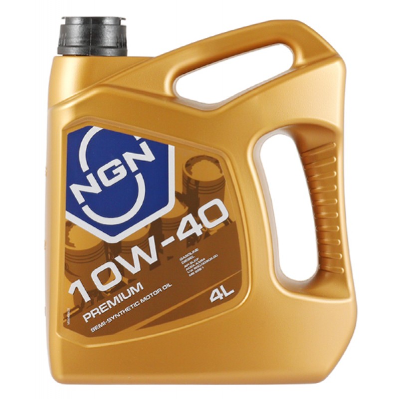NGN PREMIUM 10W40 SL/CF полусинтетическое 4 л.