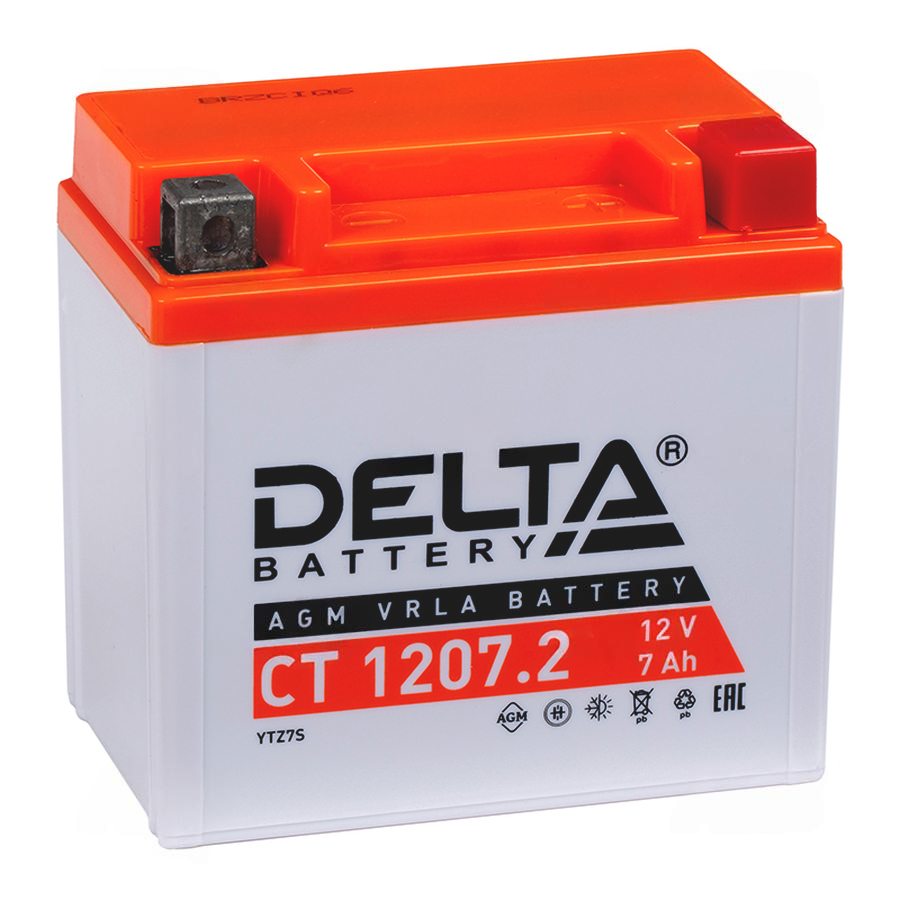 Аккумулятор DELTA CT - 12v  7Ah (1207,2)
