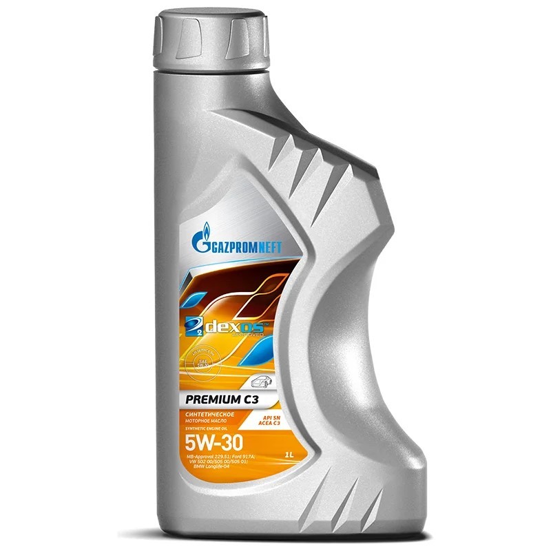 GAZPROMNEFT PREMIUM C3 5W30 SNCF 1 л. face