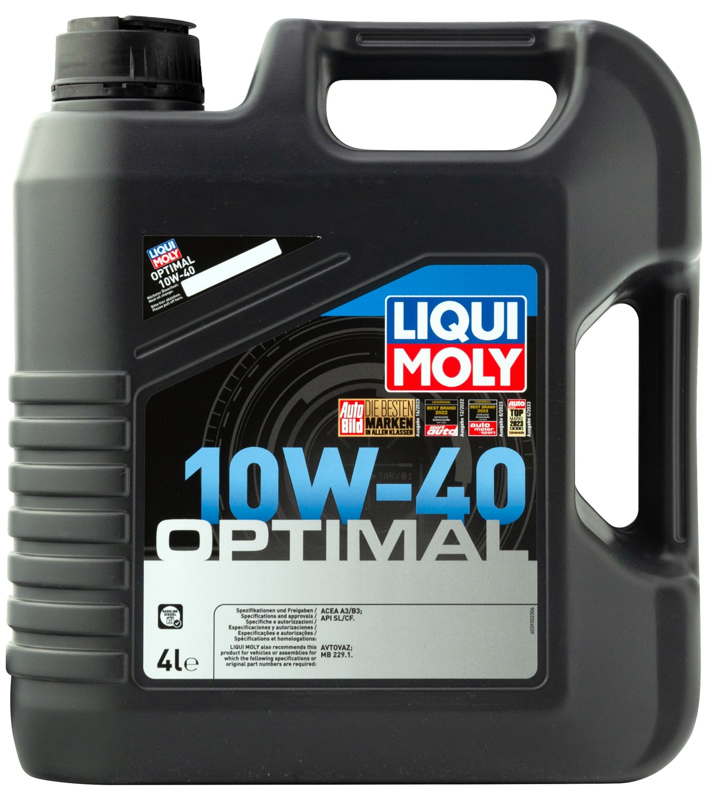 LIQUIMOLY OPTIMAL 10W40 SL/CF A3/B4 4 л.