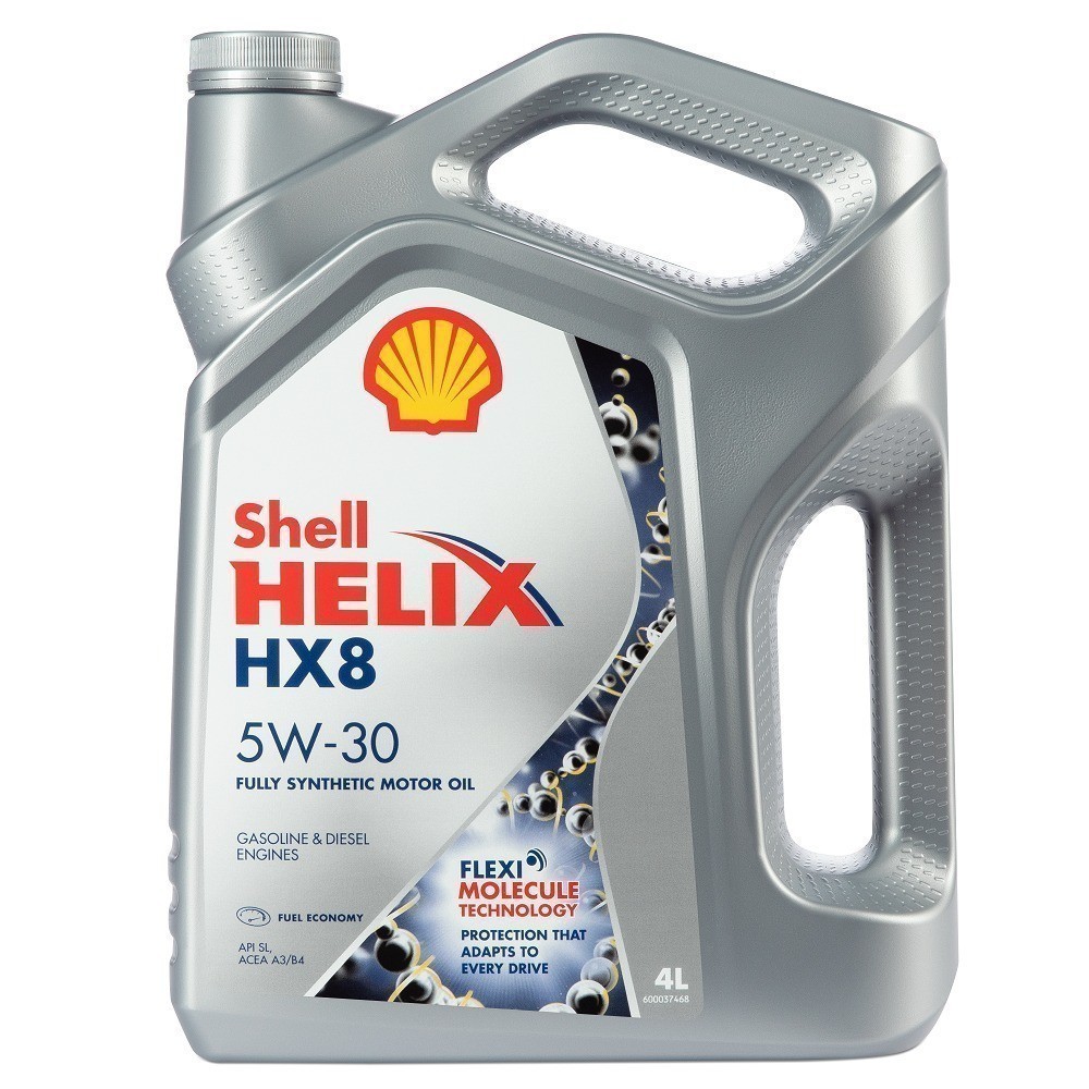 SHELL HELIX HX8 SYNTHETIC 5W30 SLCF синтетическое 4 л. face