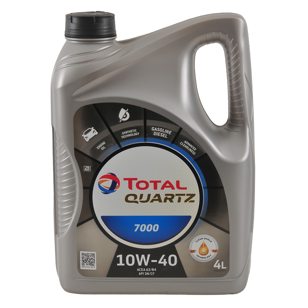 TOTAL QUARTZ 7000 10W40 SN/CF полусинтетическое 4 л.