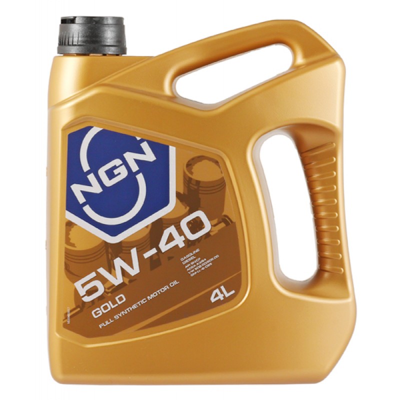 NGN GOLD 5W40 SN/CF синтетическое 4 л.