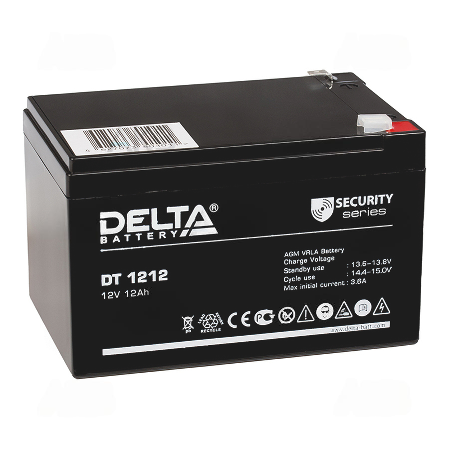 Аккумулятор DELTA DT - 12v  12Ah (1212)