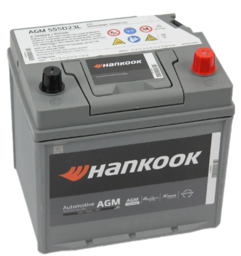 Аккумулятор HANKOOK 6СТ-50.0 (55D23L) AGM