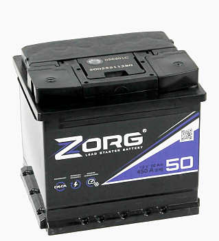 Аккумулятор ZORG 6СТ-50.0
