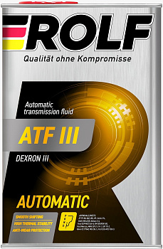 ROLF ATF III для АКПП 4 л. железо 