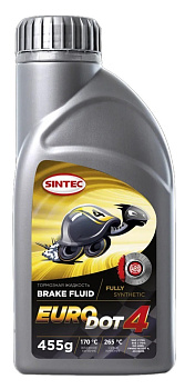 Тормозная жидкость SINTEC EURO DOT-4  455 г.