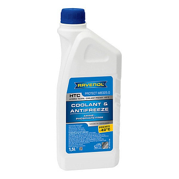 Антифриз RAVENOL HTC Protect MB 325.0 Premix -40C синий 1.5 л.