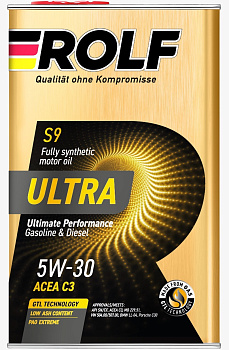 ROLF ULTRA 5W30 SN/CF C3 синтетическое 1 л. железо